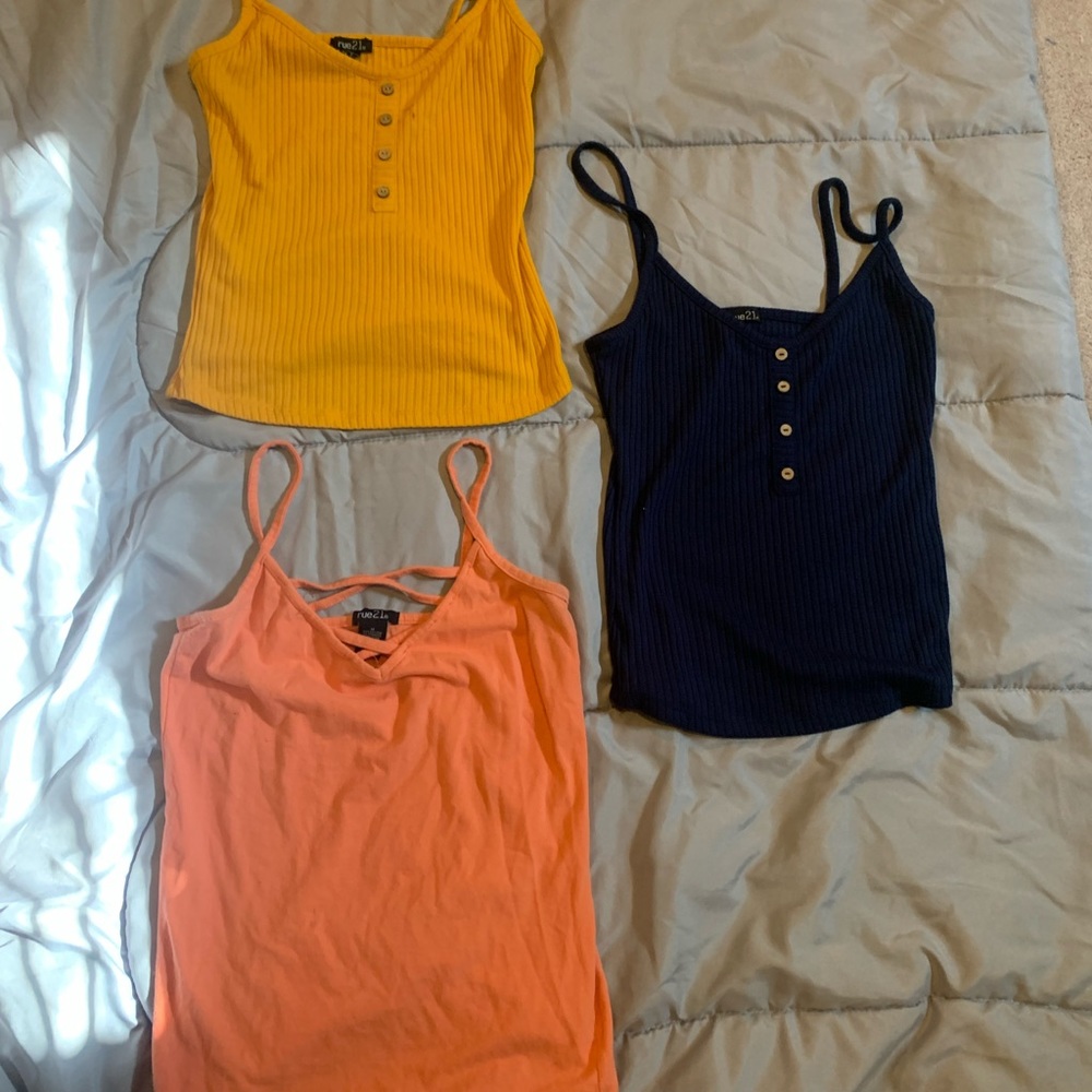 tank tops from rue 21 size small